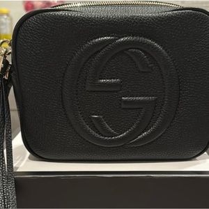 beautiful leather bag Gucci